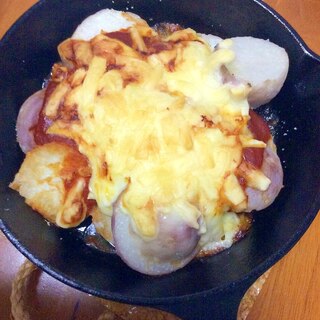 里芋チーズラグートマトソース焼き